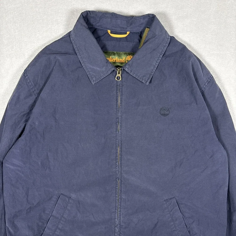 Timberland Navy Blue Full Zip Jacket – Men’s L